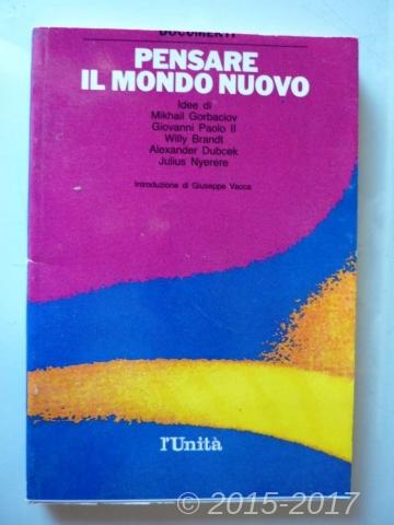 Copertina di Pensare il mondo nuovo