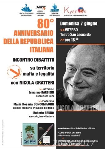 Nicola Gratteri iniziativa giugno 2026