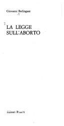 Copertina di La legge sull'aborto