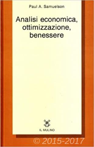 Copertina di Analisi economica, ottimizzazione, benessere