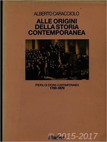 Copertina di Alle origini della storia contemporanea