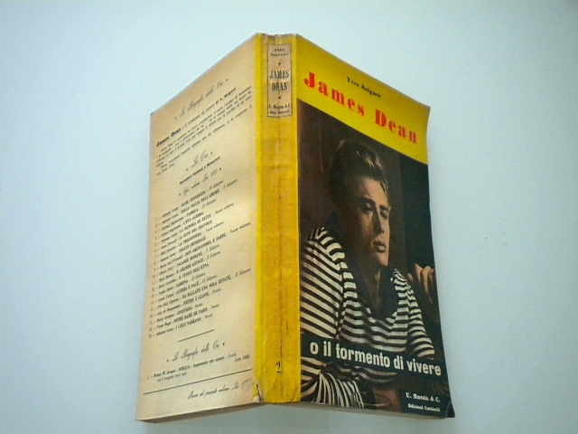 Copertina di James Dean o il tormento di vivere