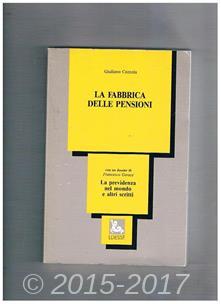 Copertina di La fabbrica delle pensioni 