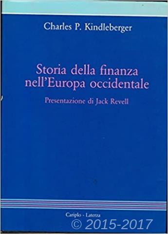 Copertina di Storia della finanza nell'Europa occidentale