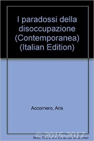 Copertina di I paradossi della disoccupazione