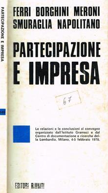 Copertina di Partecipazione e impresa