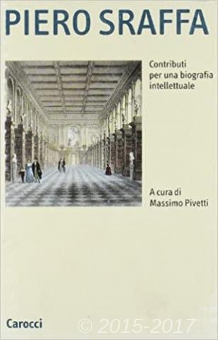 Copertina di Piero Sraffa