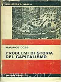 Copertina di Problemi di storia del capitalismo