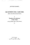 Copertina di 1: Quaderni di traduzioni (1929-1932)