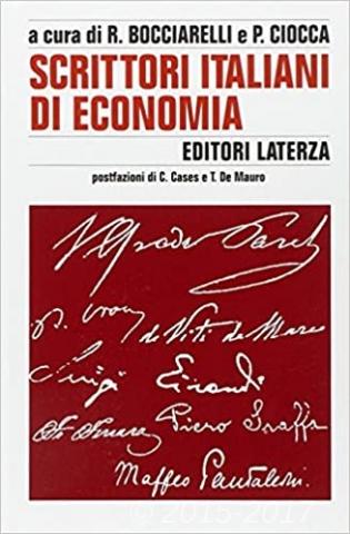 Copertina di Scrittori italiani di economia